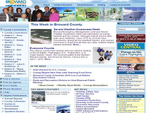 Broward County Government Page