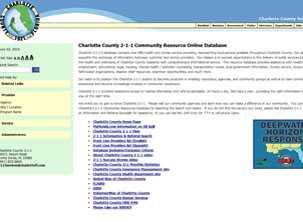 Charlotte County 211 website