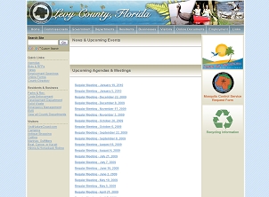 Levy County Government Page